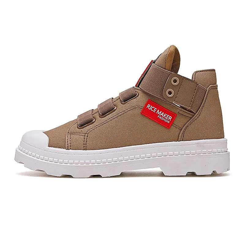 Wholesale slip on wear-resistant casual canvas outdoor men shoes