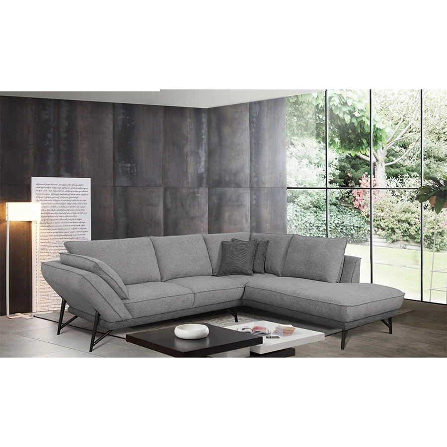 Элитный секционный диван Comfortlands современная мебель из синельной ткани с роскошным углом наклона