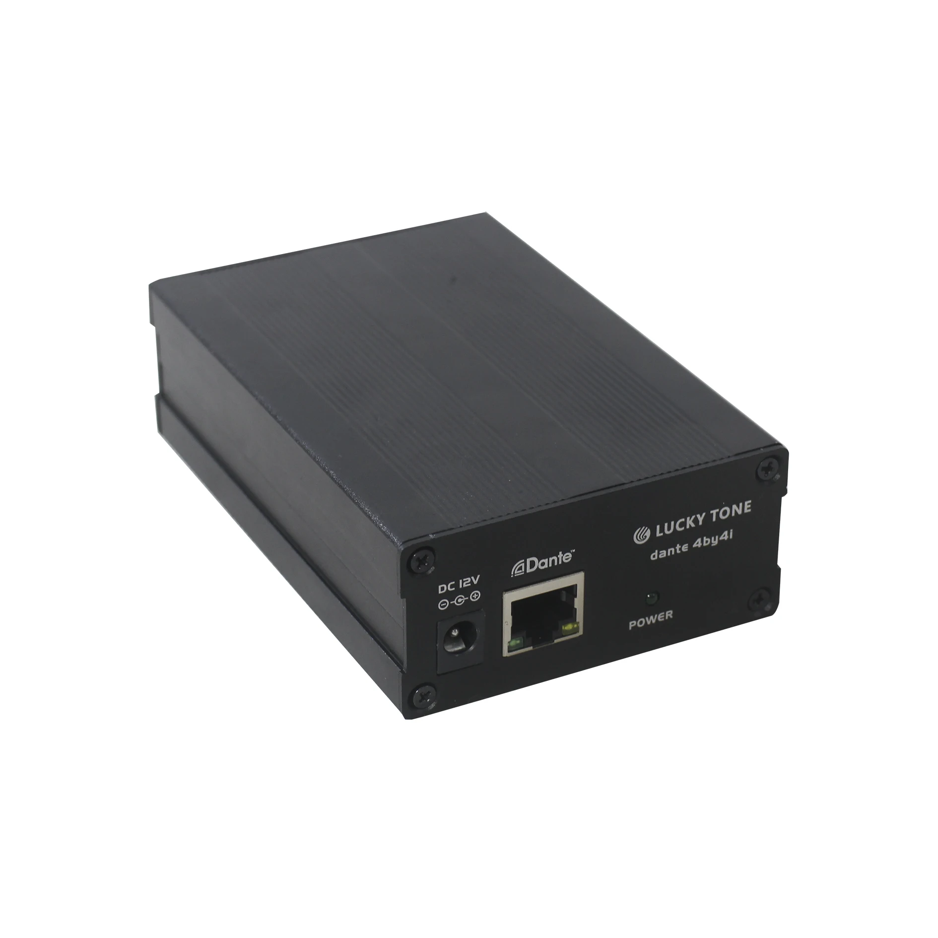 Dante 4 In 4 Out Professional Transmitter Ideal Interface to Increase with Microphones or Aux Inputs Transmitter for PA system