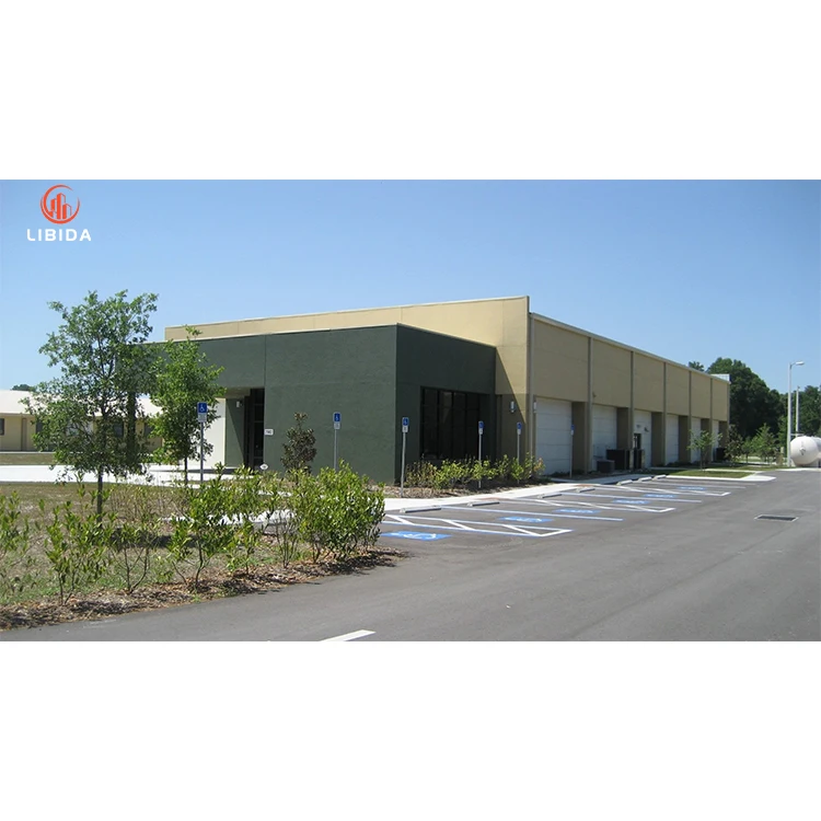 Prefabricated Large Span Steel Structure Buildings Prefab Metal Warehouse Workshop Office Building Factory Shed  Aircraft Hangar