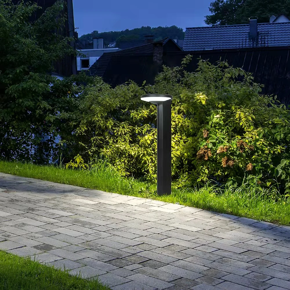 outdoor waterproof integrated led solar garden light for lawn patio yard walkway driveway solar path courtyard lamp