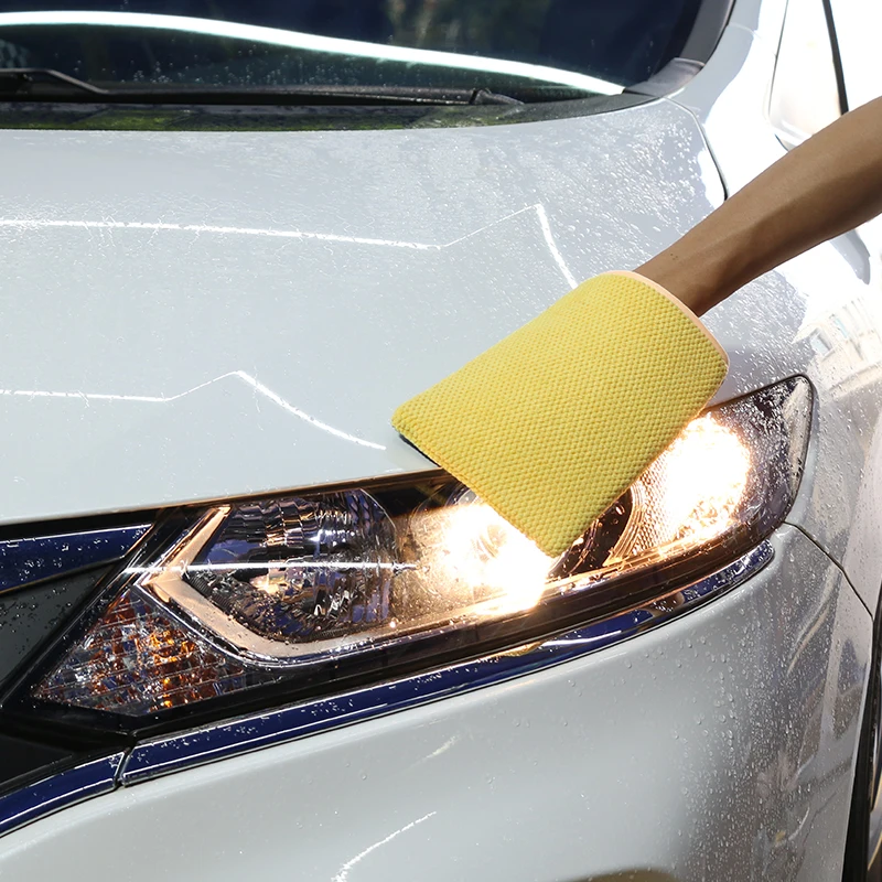 Car wash clay glove microfiber clay cloth 3.0 green clay mitt car detailing