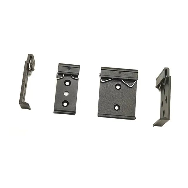 Aluminum Din Rail Fixed Screw Clamp Fasten Clip,Din Rail 35mm Rail Mounting Clip For Relay