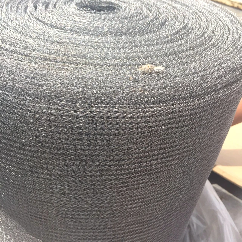 stainless steel filter knitted wire mesh for Gas-liquid filter