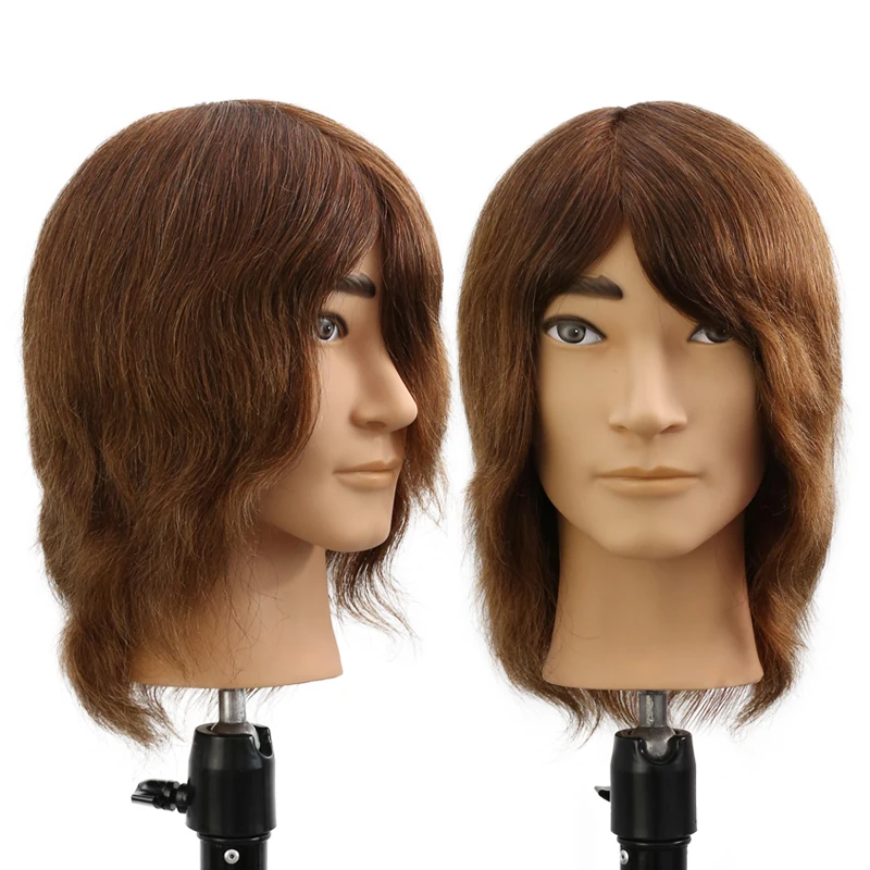 Factory Price 100% Human Hair Male Mannequin Heads for Sale