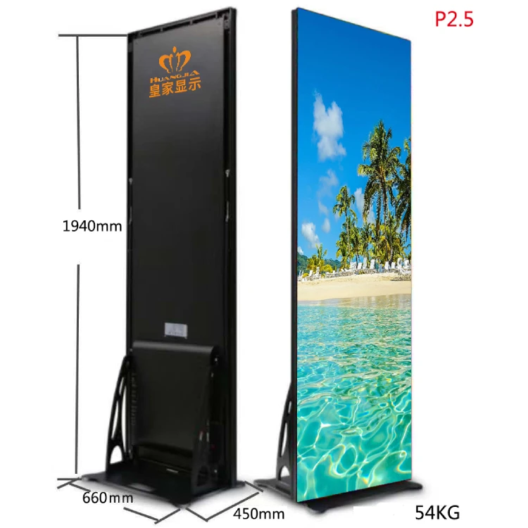 Sign HD Full Color USB WIFI Control Video Digital Indoor LED Poster Screen Player LED Poster Display For Shopping Mall Events
