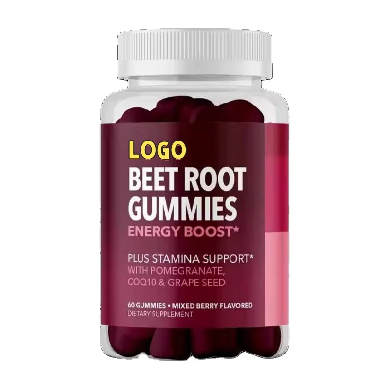 Sweet Plant Extract Natural Beet Root Gummies Supplement Support Heart-Healthy Grape Seed Powder Gummy