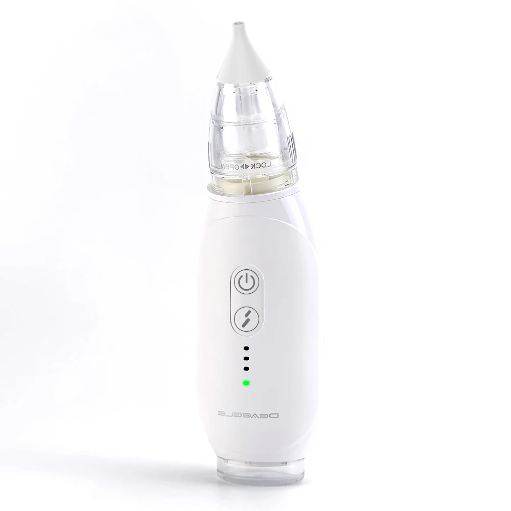 3 suction level strong power 55-65-75kpa baby nasal aspirator self-cleaning model with rechargeable battery