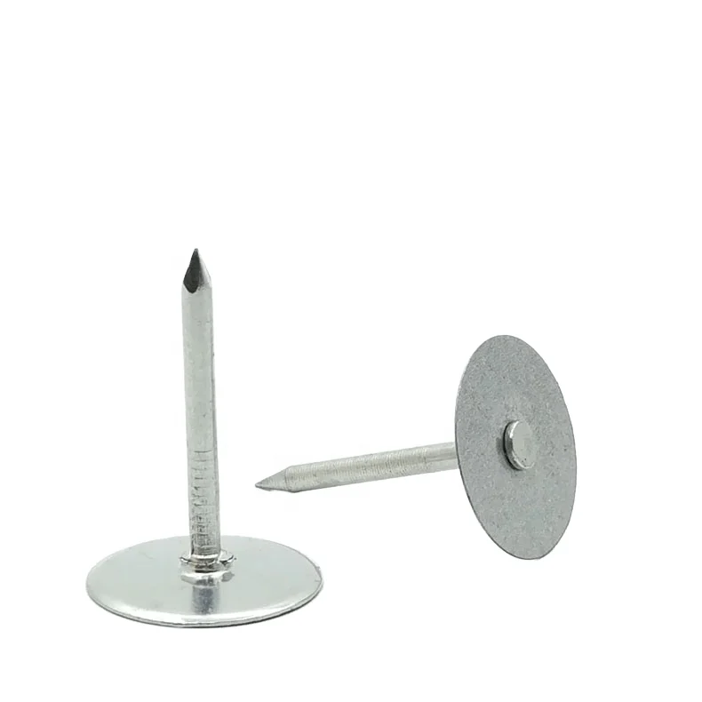 Customized SS Brass Mild Steel Welding King Cup Weld Cupped Head Pins Smooth Shank Type Zinc Plated Finish 25mm Head Style Nails
