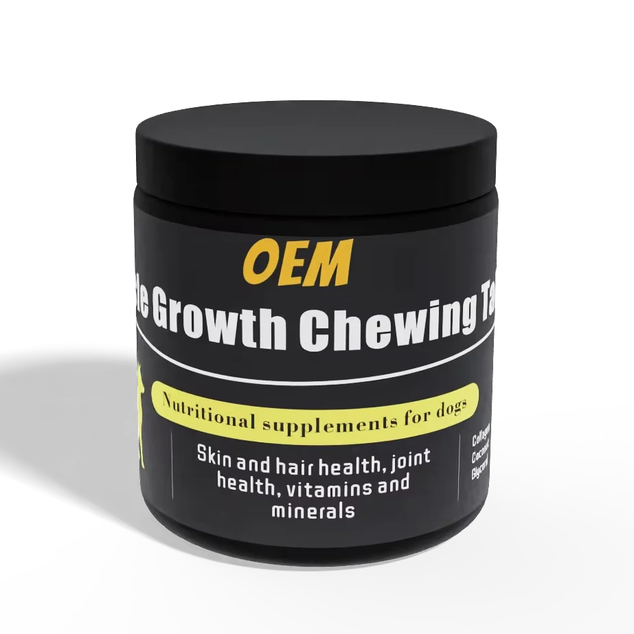 OEM Super Premium Bully Max Muscle Builder Soft Chews Pet Health Weight Gainer for Dog Muscle Growth Strength Supplement Care