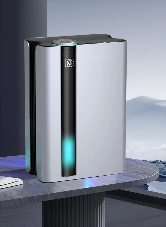 2.8L Large Capacity Portable LED Screen Atmosphere Lamp Air Purifier Dehumidifier For Home