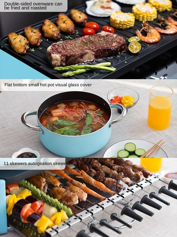 
Tommygo 2021 new products recommend multi-functional electric oven detachable easy to clean non stick coating 