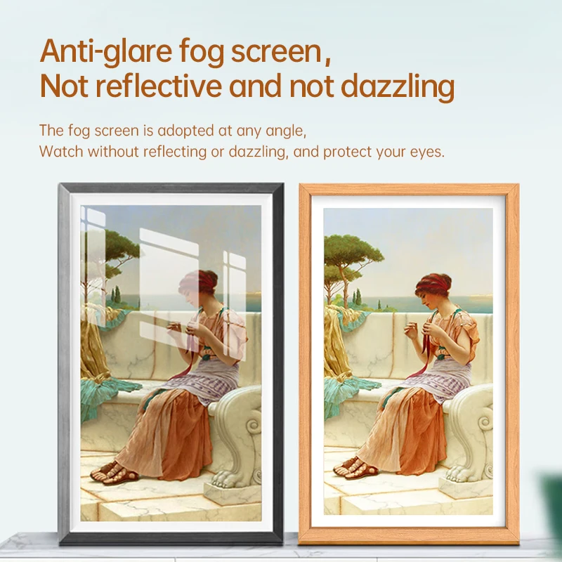 GPX 21.5 32 43 55 65 inch big large size screen photo video nft display screen portable art wifi display digital picture frame