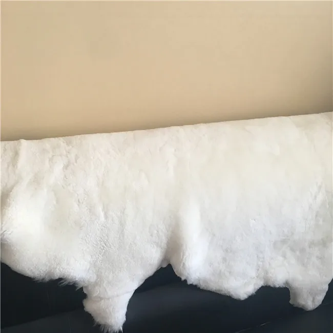 real Fur  Material Sheepskin Rug sofa wool fabric