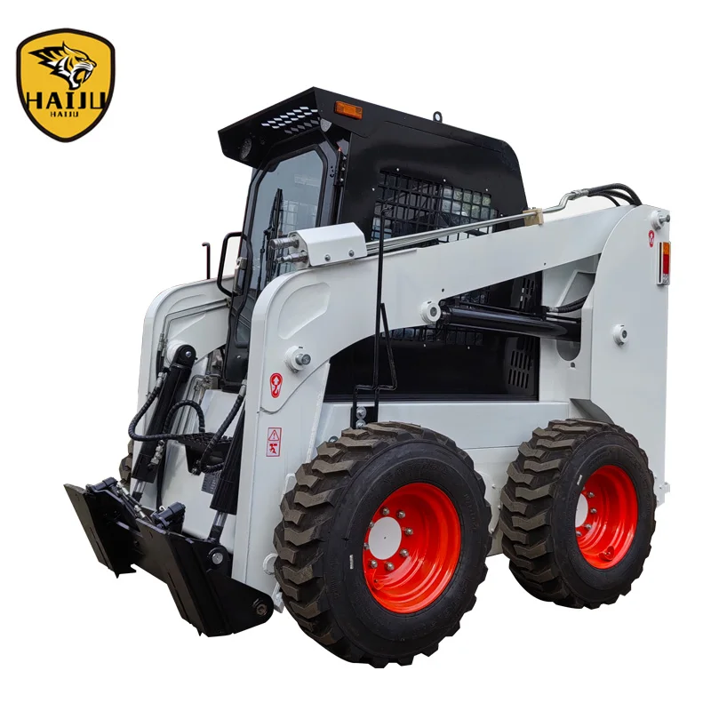EPA4 Euro 5 HAIJU Cheap Skid Steer EPA Engine Loaders Wheel Skid Steer Loader JC75 Skid Steer Loader For Sale