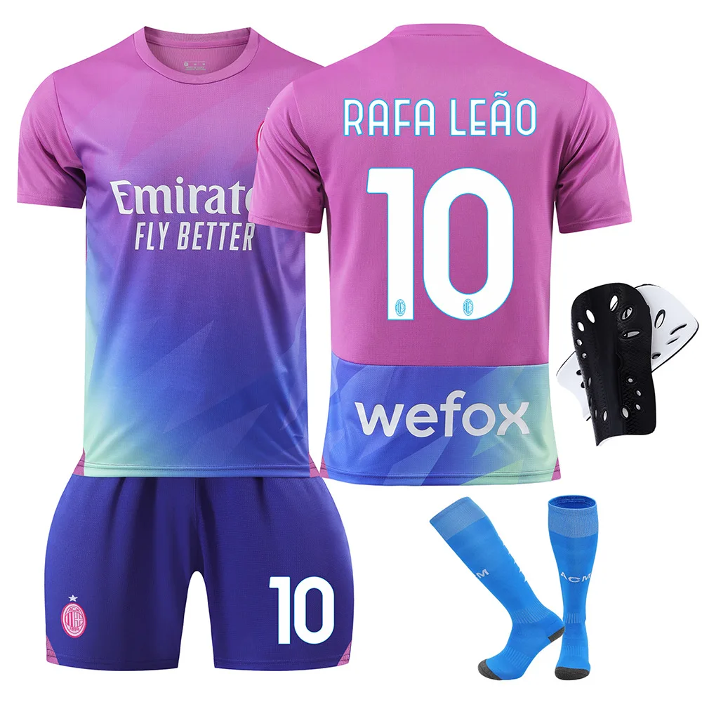 Factory customized football jersey AC 2 away kit size 9 Giro 10 Leo 11 Prisic 19 Teo football jersey