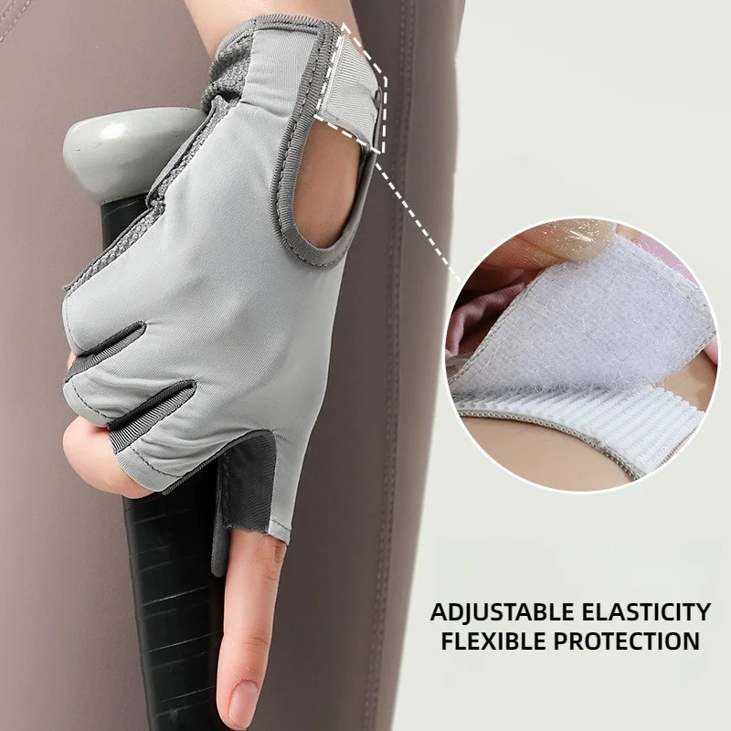 High Quality Fitness Half Finger Non-Slip Workout Weightlifting Gym Gloves Breathable Sports Cycling Gloves
