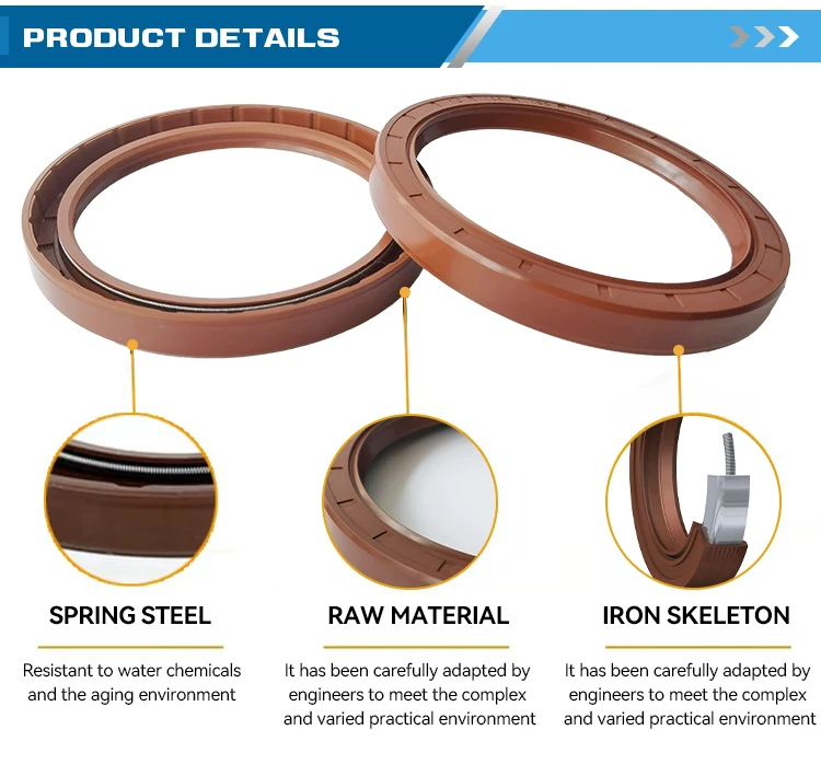 TC TG TG4 TB SC double single lip NBR FKM Fluorine rubber skeleton oil seal factory manufacturer