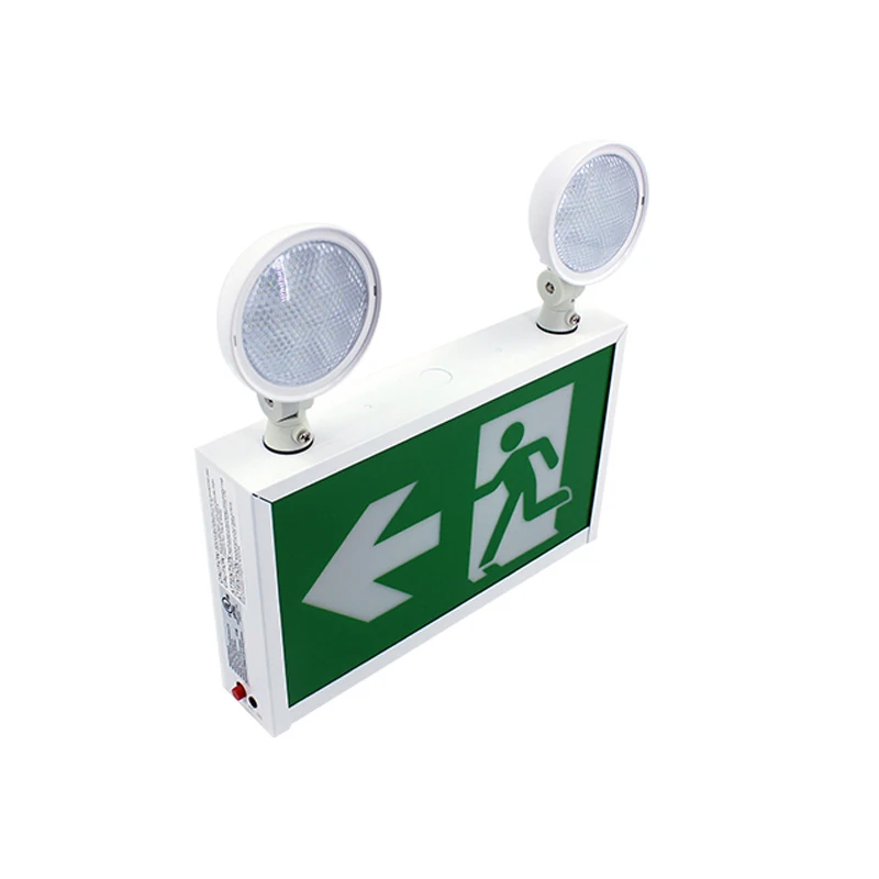 Emergency Led And Cul Running Man Area Refuge Edgelit Exit Sign Light Max Bright