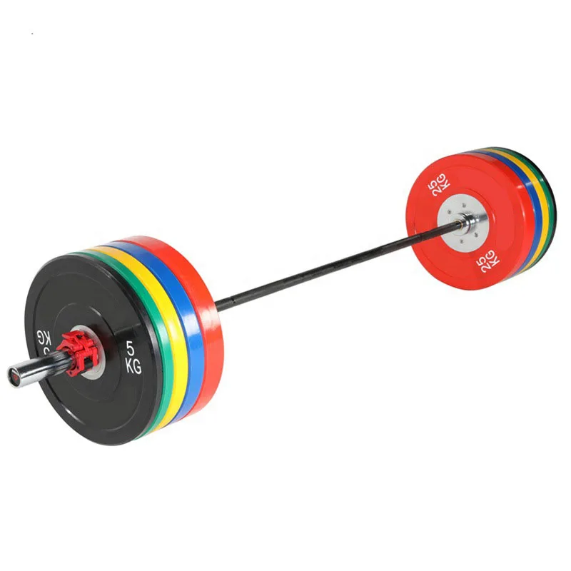 Wholesale Competition  Standard Bumper Plates Custom Logo 5kg 10kg 15kg 20kg 25kg Rubber Coated Weight Plates For Gym