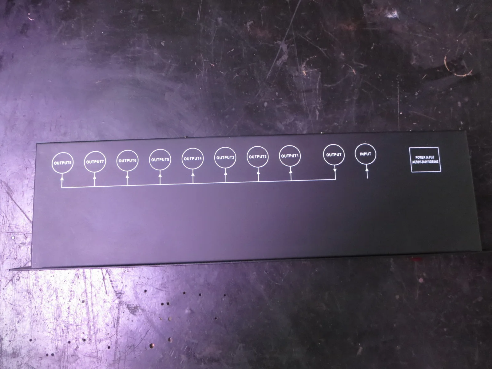 8CH DMX сплиттер DMX512 контроллер света сценический световой