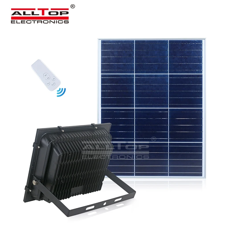 ALLTOP Most Powerful Outdoor Ip65 Aluminium Waterproof Marine 25w 40w 60w 100w 200w 300w LED Solar Flood