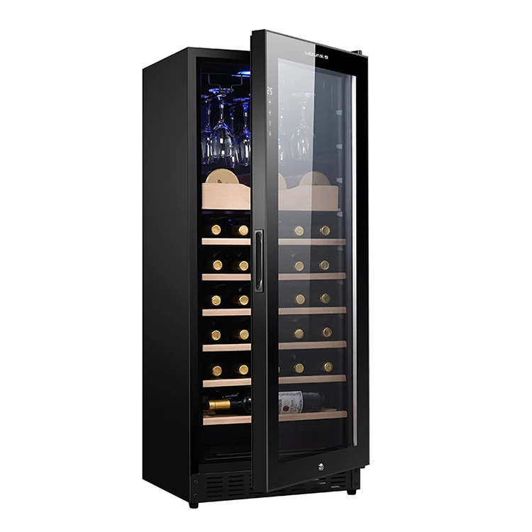 Built in Electric Wine Cooler Rechargeable Mini Red Wine Bottle Cooler Fridge For Kitchen