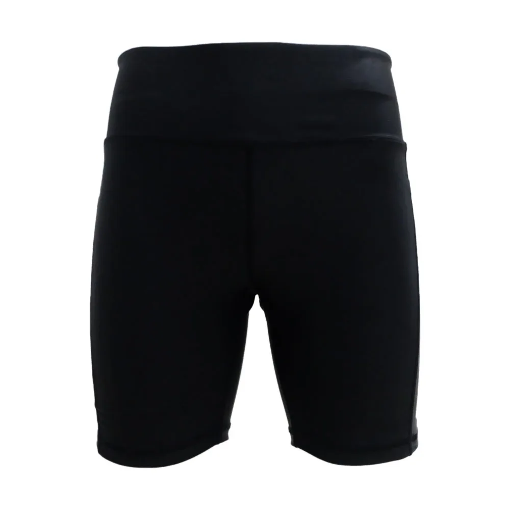 Hot sale slim fit compression shorts 4 way stretch fabric custom logo available 4 inch inseam women tight gym shorts
