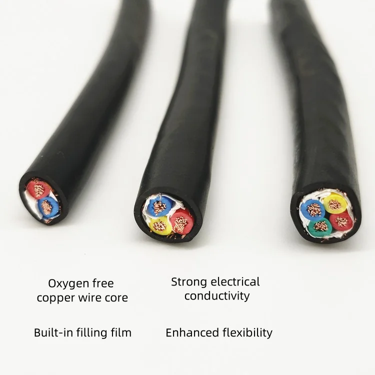 UL 2464 AWM Control Cable 300V 24AWG 28AWG 26AWG PVC Insulated Electric Wire with Copper Conductor for Underground Application
