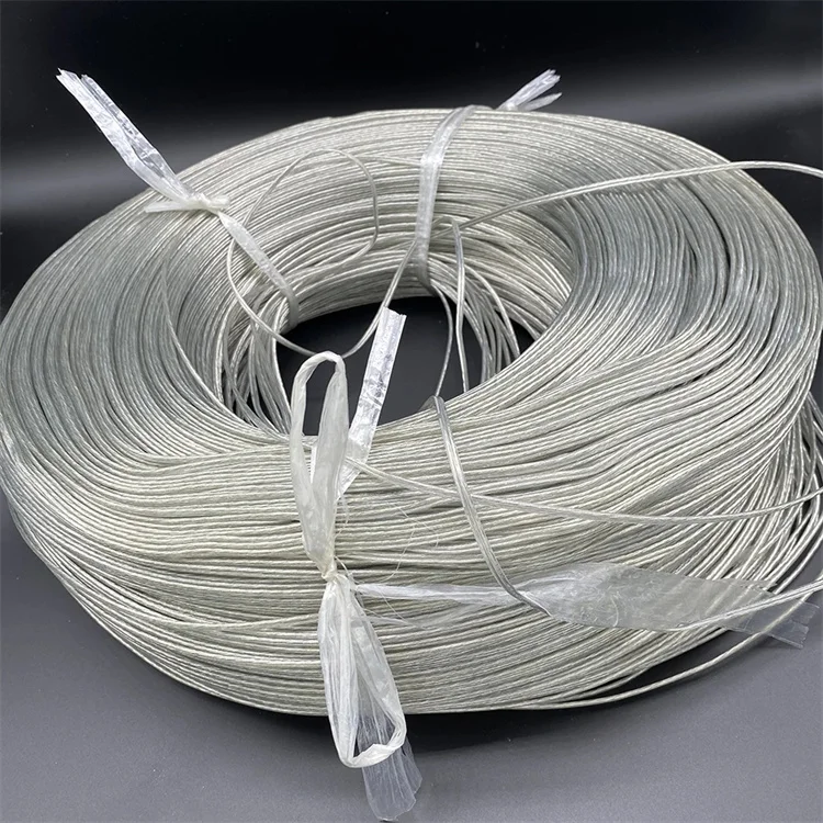 led strip light 2 core transparent line wires neon led 22awg 24awg 26awg Gold silver transparent line Connect Cable Wire