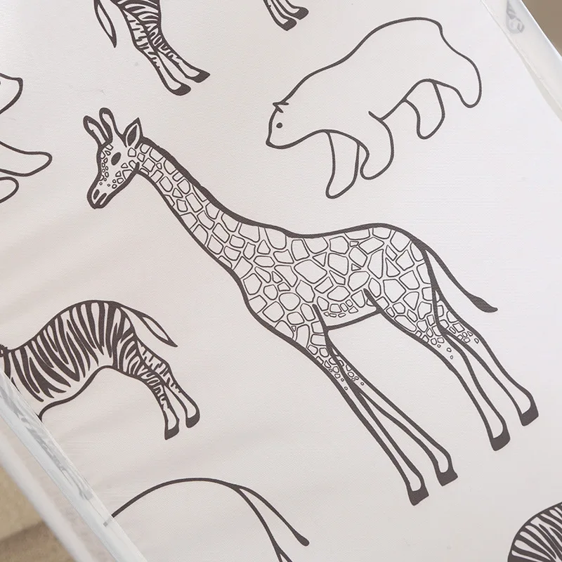 Cartoon giraffe laundry basket home dirty clothes basket sundries storage basket bathroom dirty clothes storage