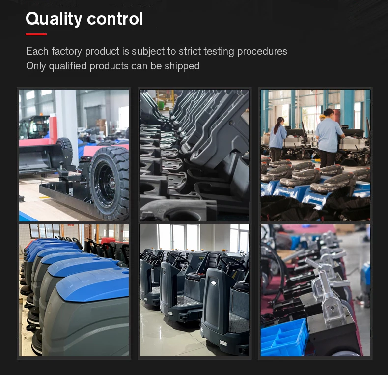 High Efficiency Automatic Commercial Electric Manual Industrial Floor Scrubber