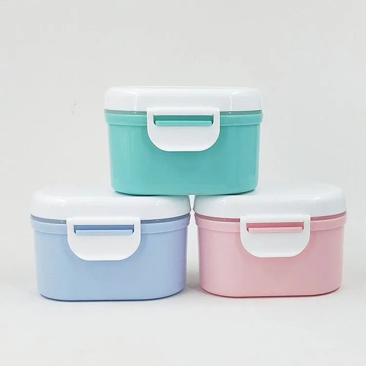 New small baby 400 ML baby snack dustproof storage box baby storage box food milk powder