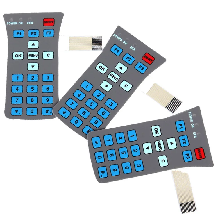 shenzhen factory touch panel custom membrane keypad manufacturers