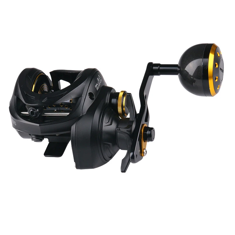 Deukio Carbon Fiber Material 6.3:1 Max Drag 16kg Baitcasting Fishing Reels Deepsea Baitcasting Reel