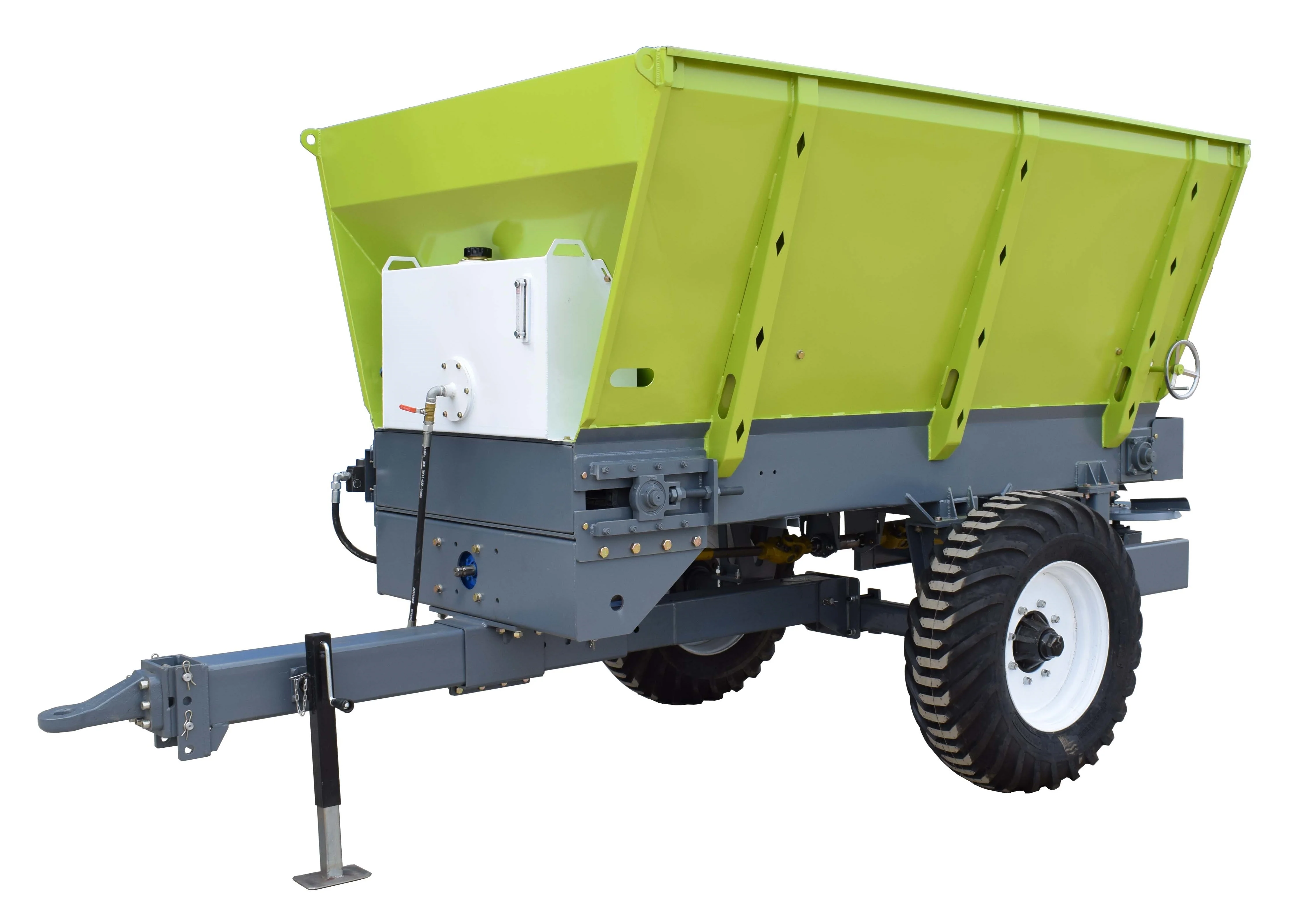 8ton Tractor trailed barnyard manure spreader and distributor