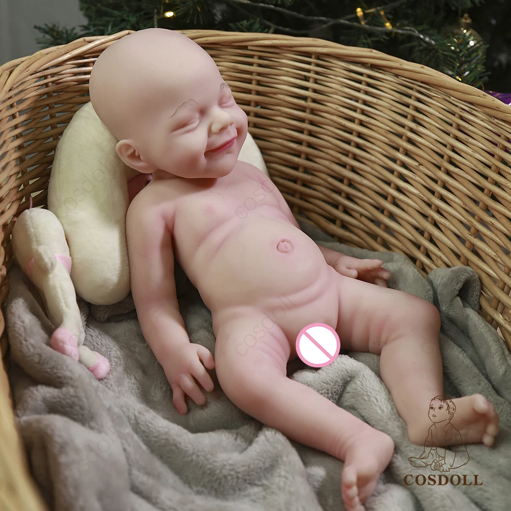 Custom full platinum silicone body real silicone reborn baby dolls popular reborn boy doll