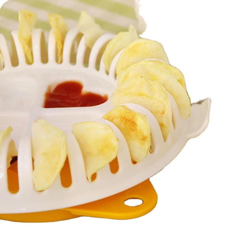 Устройство для приготовления картофельных чипсов в микроволновой печи, «сделай сам», кухонные приспособления, инструменты для приготовления здорового пищи, полипропиленовый домашний кухонный инструмент с низким содержанием калорий для картофеля