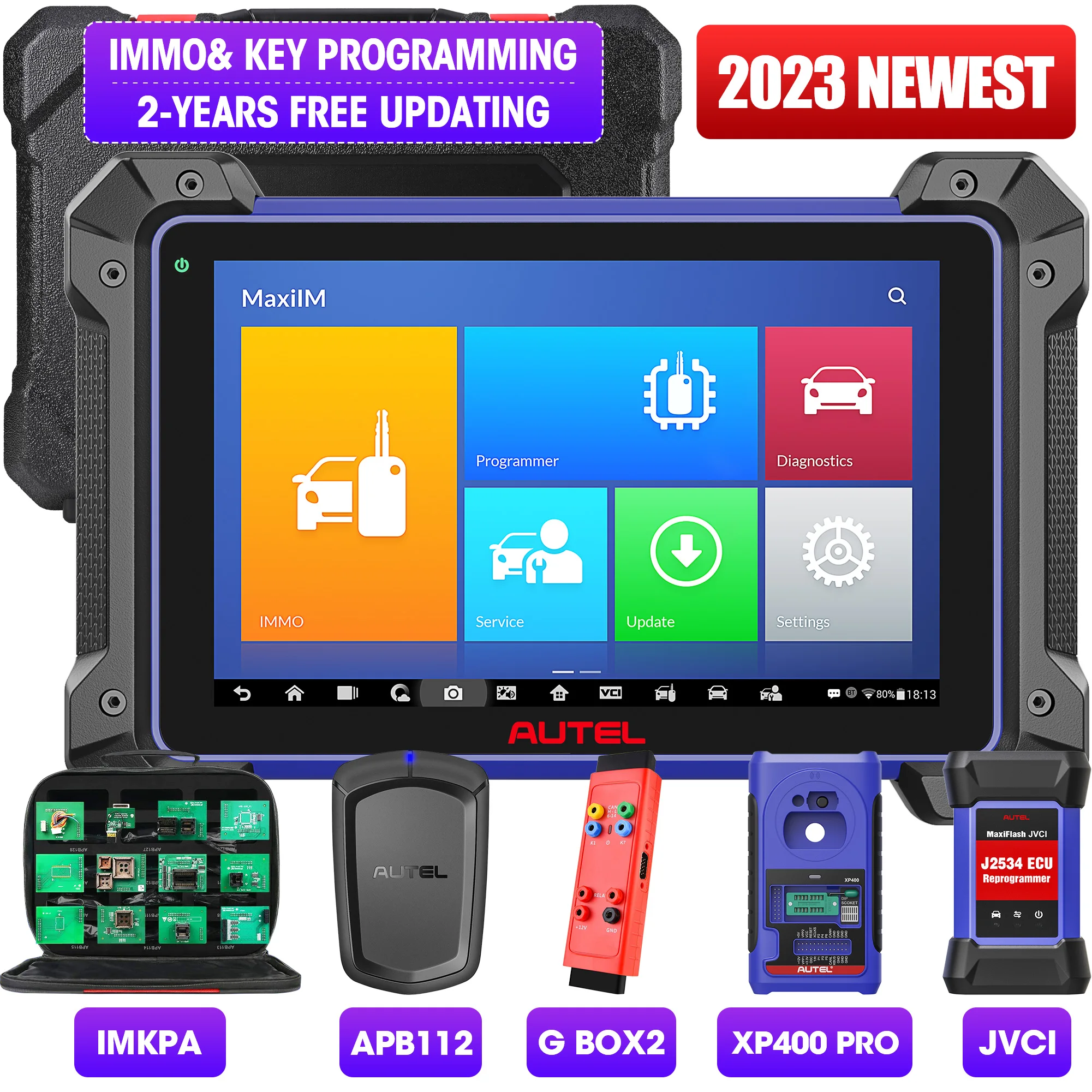 2024 Autel im608pro im608 pro programmeur obd programmation immo scanner automatique automobile obd2 diagnostic machine 2023