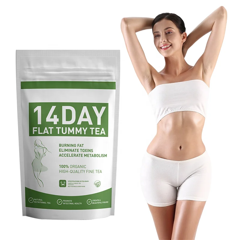 2024 top sale 14 day slimming diet tea flat tummy tea 28 days detox weight loss
