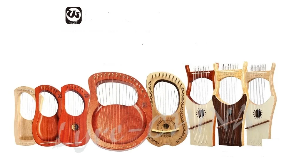Walter Custom Design lyre harp 19 strings lyra harp strings musical instruments for Professional Performance,Kids&Adults