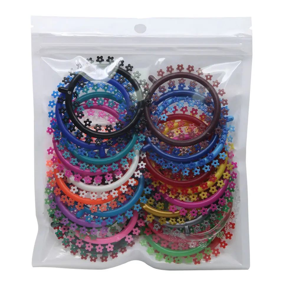 UM 25pcs/bag Colorful Dental Orthodontic Cartoon Ligature Tie Kitty / Mickey / Flowers Shape