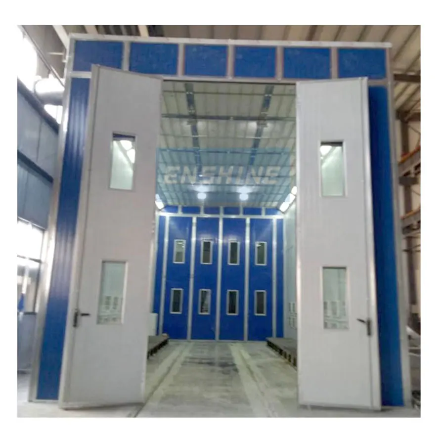 Best Quality Large Bus Truck Trailer Train Spray Paint Booth with Electric Gas Diesel Burner