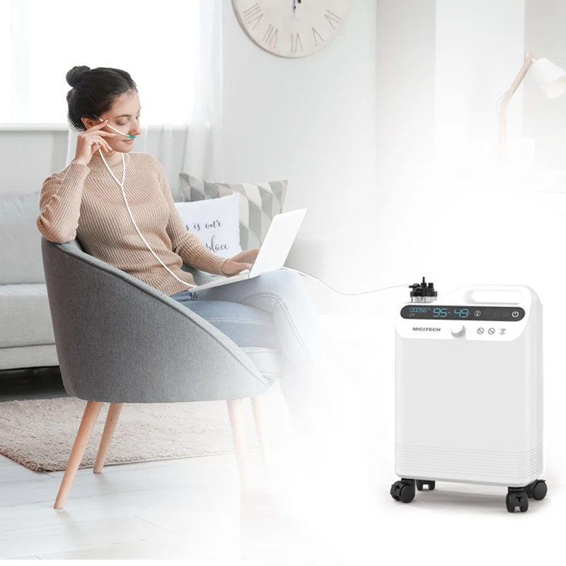 MICiTECH hot selling mode with 510k FD CE certified ultra quiet for medical and home care oxygene concentrator