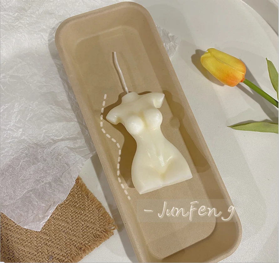 China Suppliers Male Female Body Candle Silicone Molds Fat Body Candle Mold Nude Torsoes