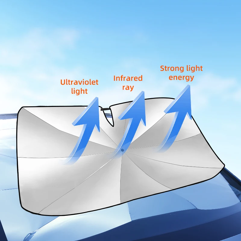 Sun Uv Protection Car Windshield Sunshade Car Front Side Window Umbrella For Car