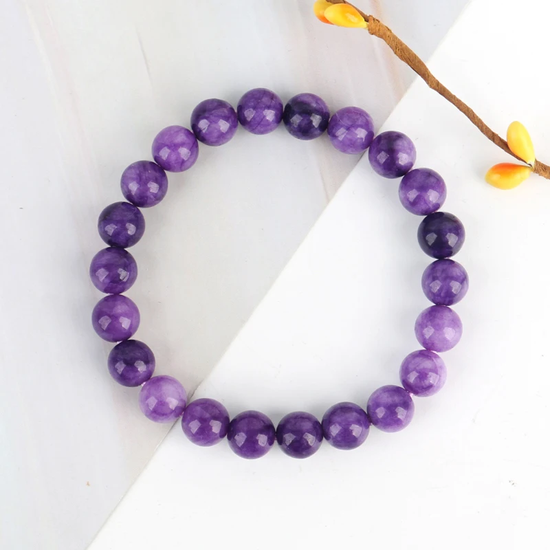 Wholesale natural 8 mm crystal beads healing stone crystal bracelet wedding gifts for guests