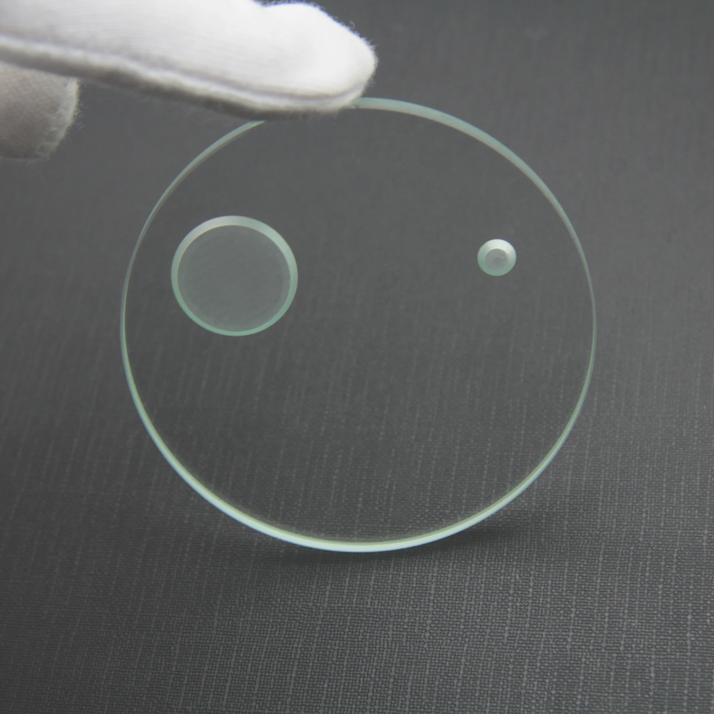 cnc machining borosilicate glass 3.3 instrument panel parts