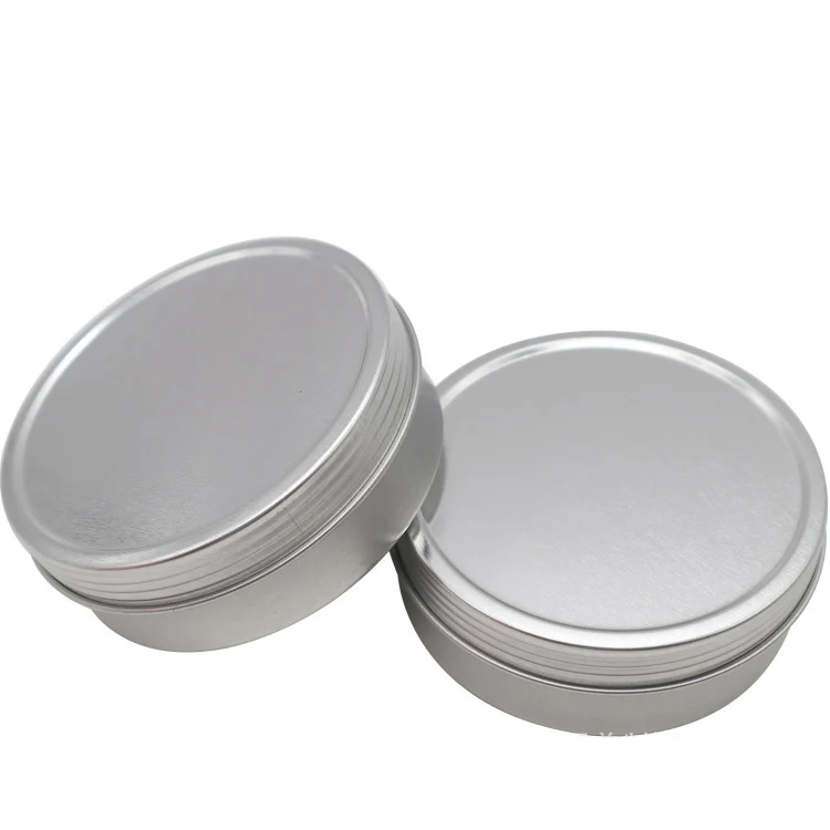thickness cosmetic candle wax steel metal tin box with screw lid MT-01
