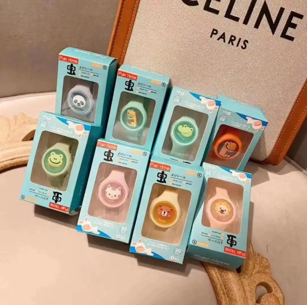 Flat-light mosquito repellent watch flash child baby mosquito repellent bracelet adult pure